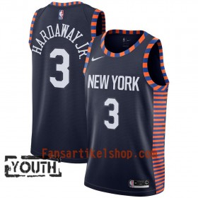 New York Knicks Trikot Tim Hardaway Jr 3 2018-19 Nike City Edition Navy Swingman - Kinder